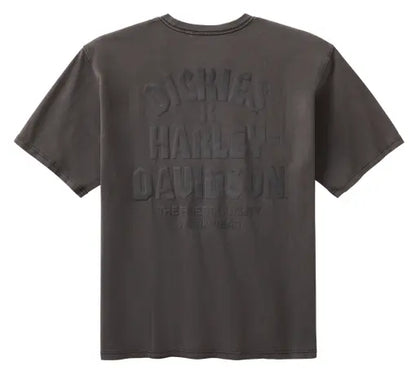 T-shirt Harley-Davidson x Dickies teint en pigment gris pour homme - 96570-25VM