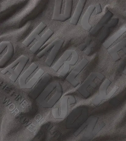 T-shirt Harley-Davidson x Dickies teint en pigment gris pour homme - 96570-25VM