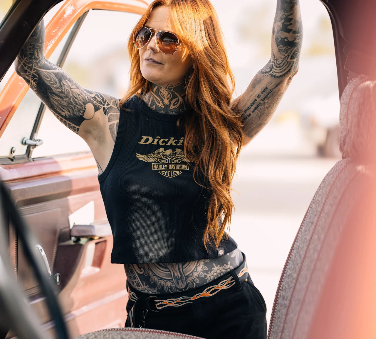 Débardeur court à dos nageur Dickies pour femme - 96583-25VW