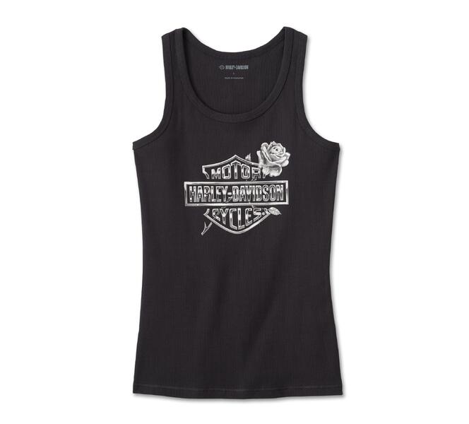 HARLEY DAVIDSON TANK-KNIT,BLACK (96600-24VW)