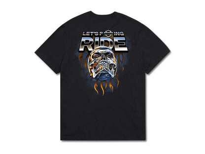 T-shirt « HD LFR Short Sleeve Chrome Sk**l Graphic Tee »  - 96657-25VM