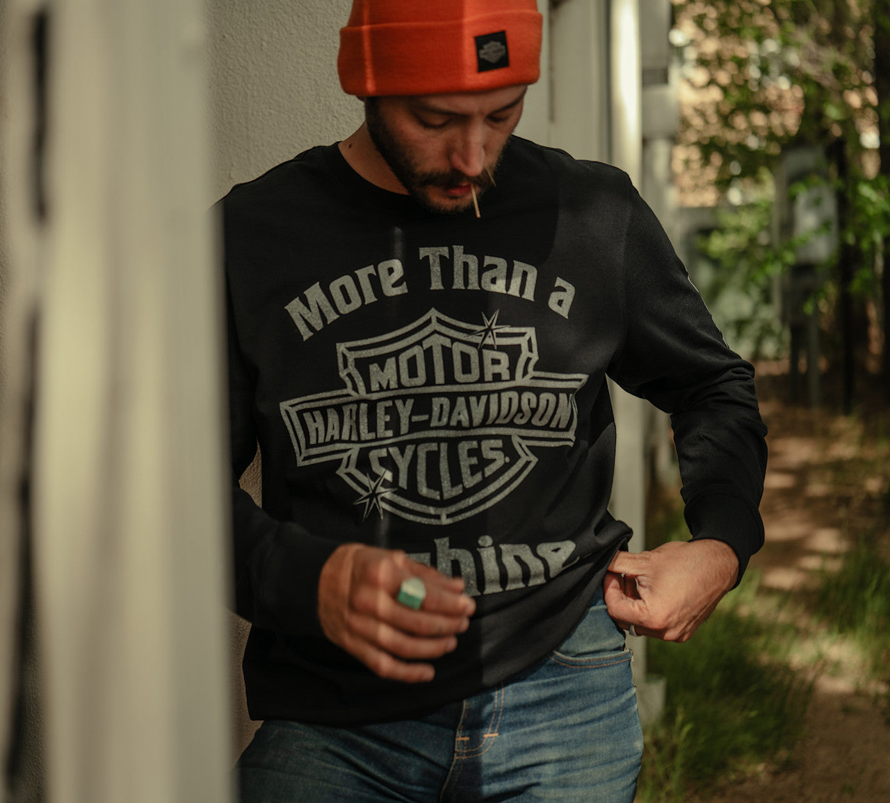 T-shirt à manches longues pour homme « Plus qu'une machine » - 96726-25VM