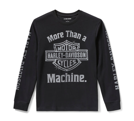 T-shirt à manches longues pour homme « Plus qu'une machine » - 96726-25VM