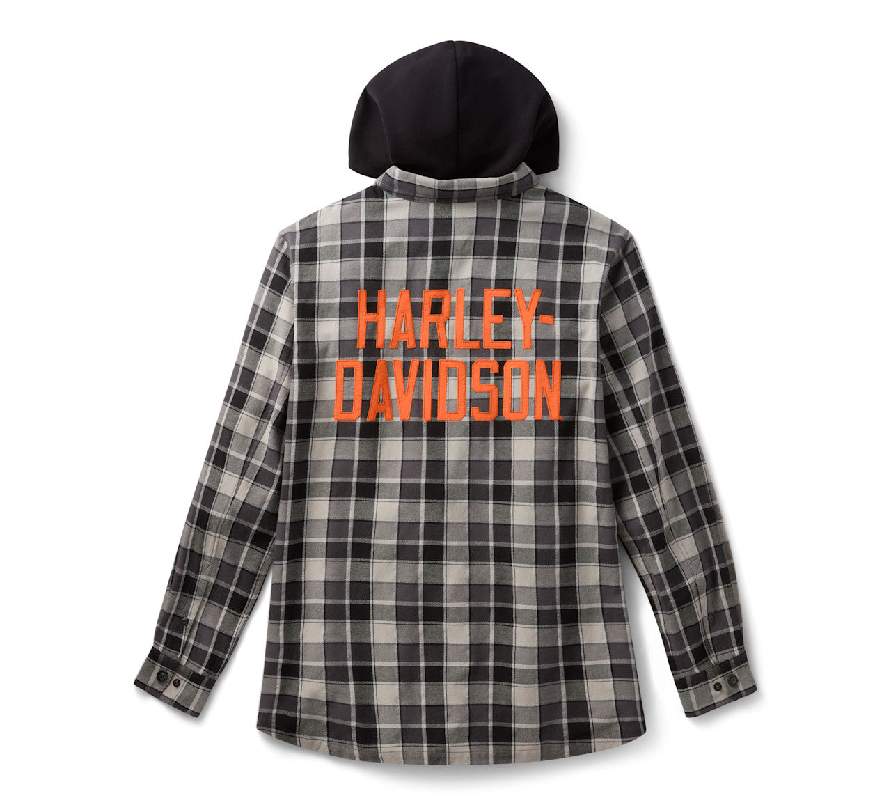 Chemise à carreaux à manches longues et capuche pour homme - 96730-25VM
