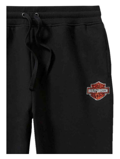 Pantalon de jogging en polaire à strass pour femme - 96743-25VW