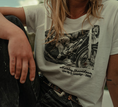 T-shirt photo d'archives pour femmes - 96768-25VW
