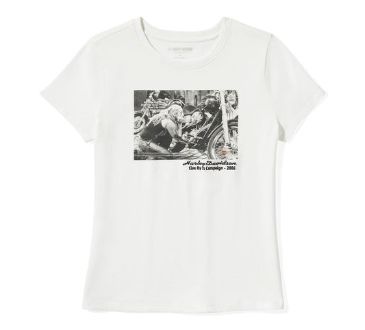 T-shirt photo d'archives pour femmes - 96768-25VW