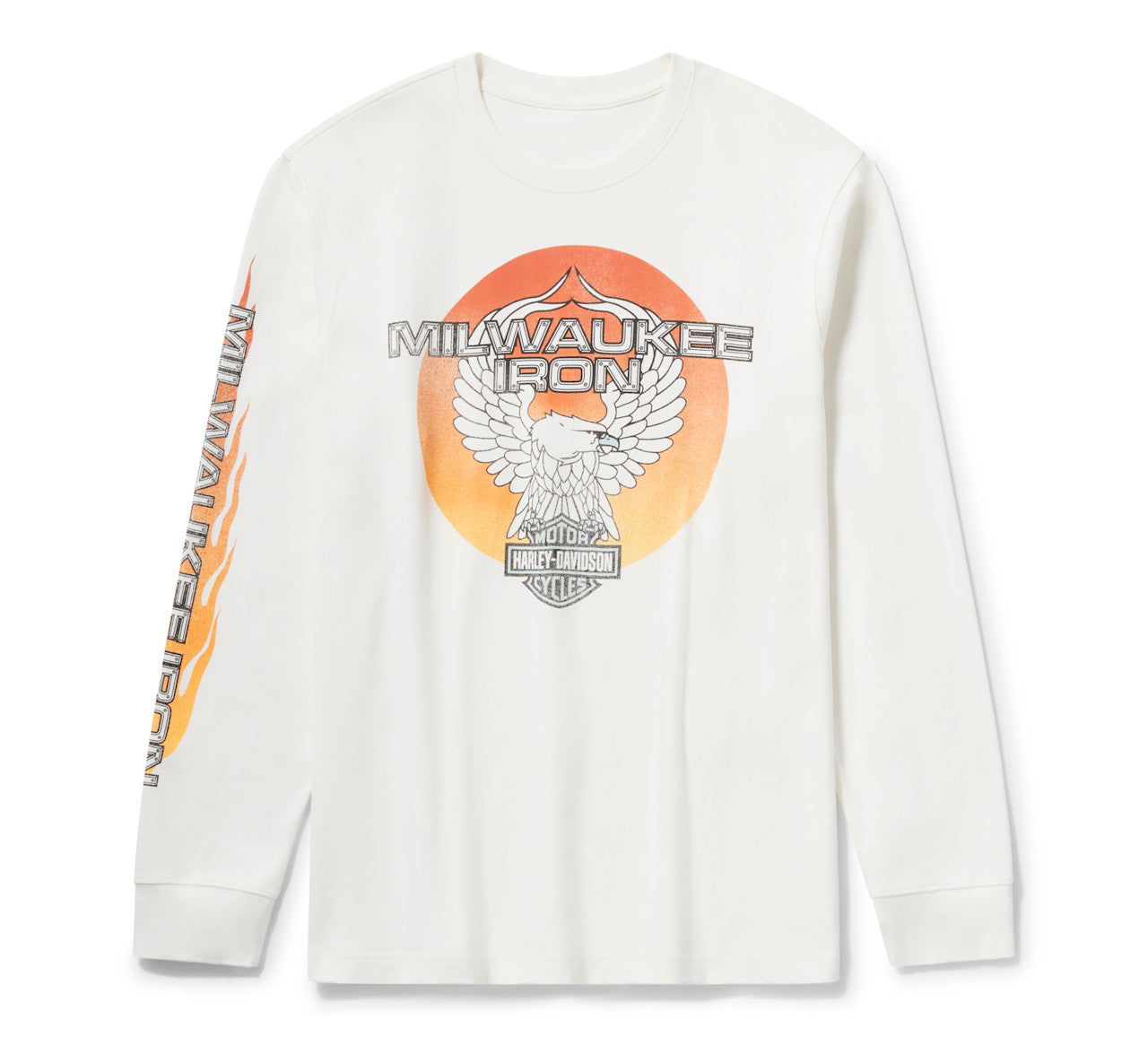 T-shirt à manches longues pour homme Milwaukee Iron Eagle - 96795-25VM