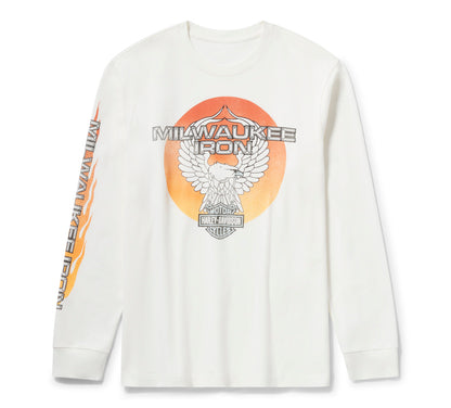 T-shirt à manches longues pour homme Milwaukee Iron Eagle - 96795-25VM