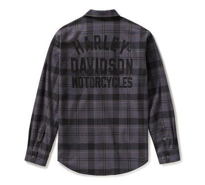 Chemise à carreaux pour homme Racer Font en fil teint - 96803-25VM