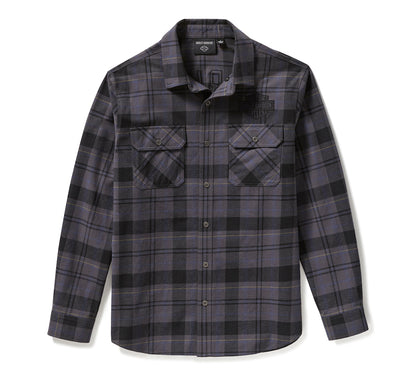 Chemise à carreaux pour homme Racer Font en fil teint - 96803-25VM