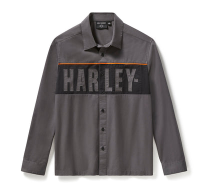 Chemise de mécanicien à manches longues essentielle pour homme - 96805-25VM