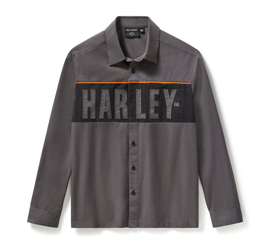 Chemise de mécanicien à manches longues essentielle pour homme - 96805-25VM