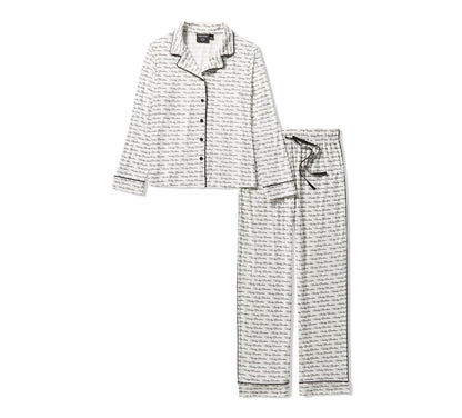 Ensemble pyjama boutonné HD pour femme - 96828-25VW