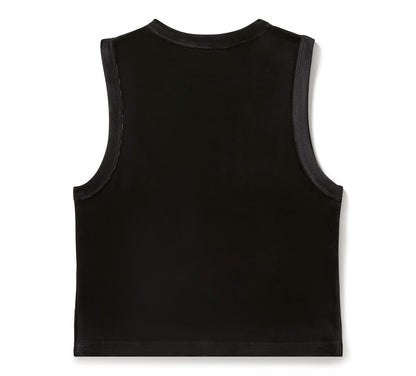 Débardeur à col rond en velours pour femme - 96846-25VW