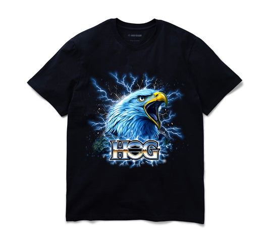 T-shirt graphique à manches courtes Electric Eagle HOG - 96889-25VX