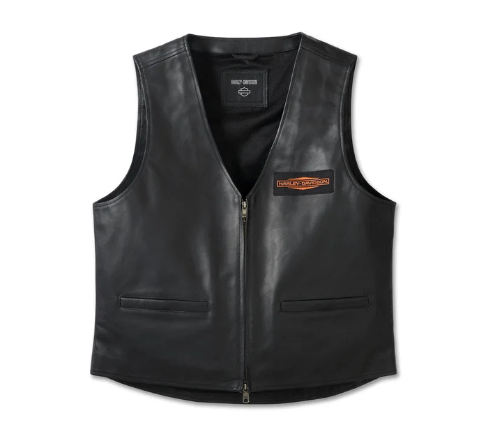 Gilet en cuir City Limits (97001-25VM)