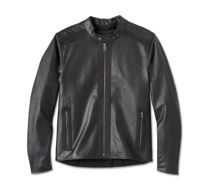 Veste d'équitation en cuir HD Panhead (97007-25VM)