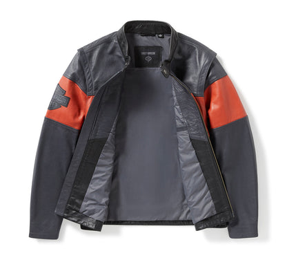 Veste en cuir convertible essentielle pour homme - 97017-25VM