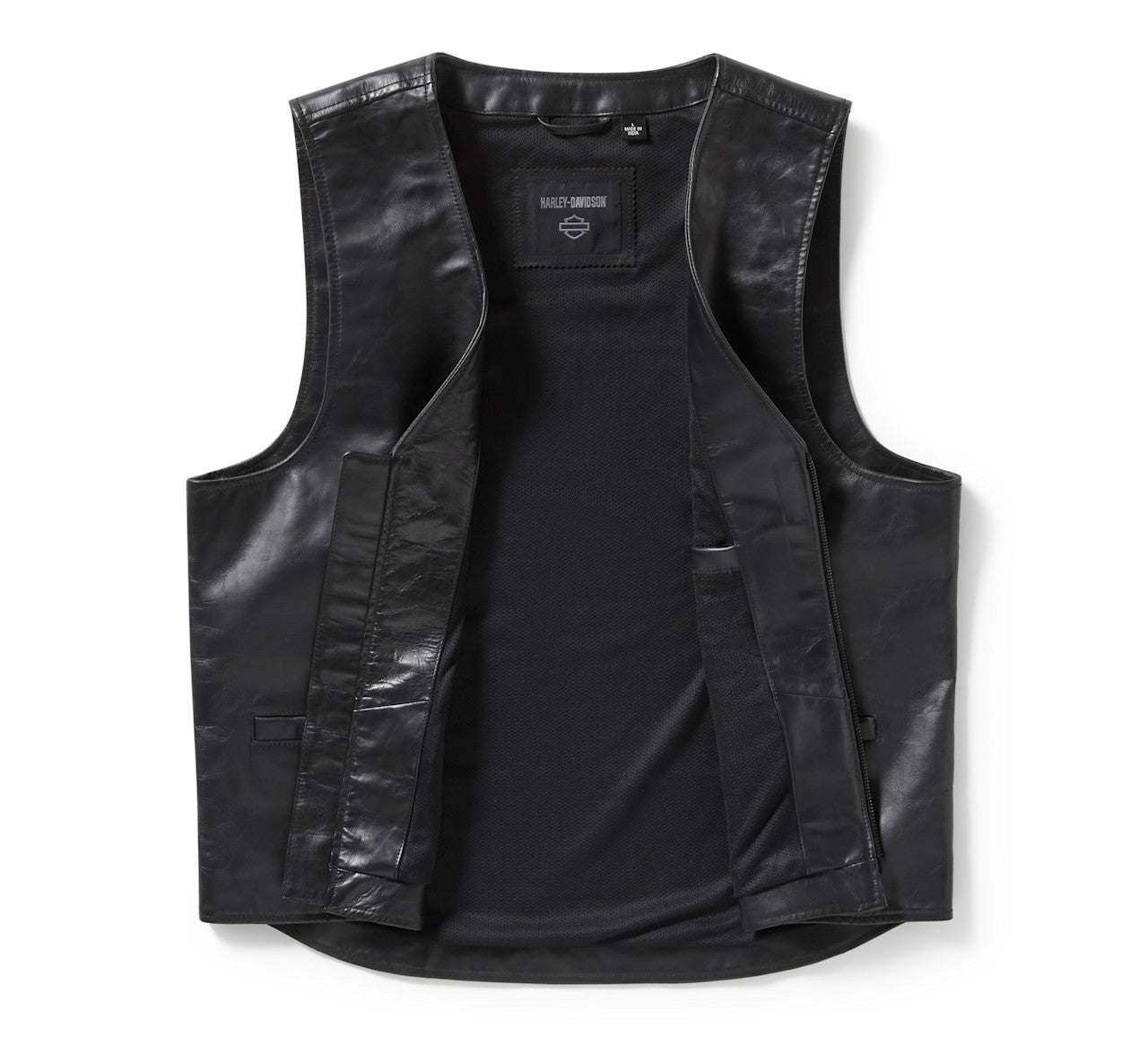 Gilet en cuir B&S pour homme - 97021-25VM