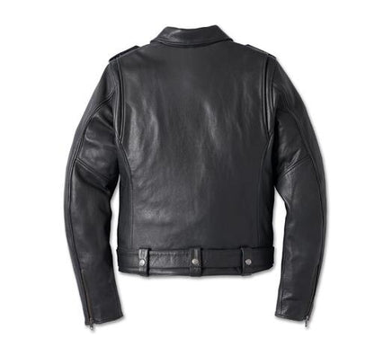 JACKET-120TH,CYCLE QUEEN,LEATHER,BLACK