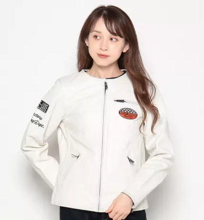 Veste en cuir Harley-Davidson 120e anniversaire pour femme