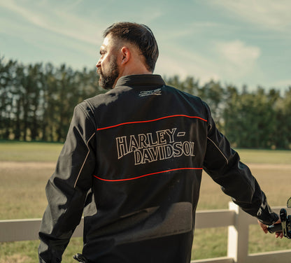 Veste de moto softshell Screamin' Eagle pour homme - 97103-26VM
