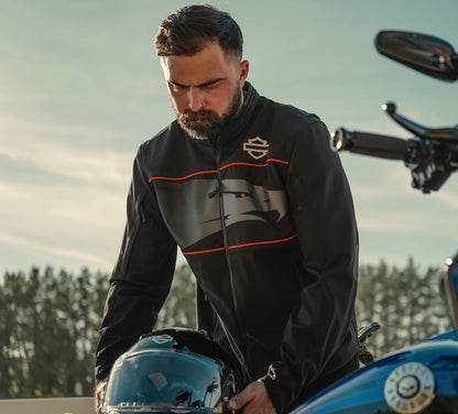 Veste de moto softshell Screamin' Eagle pour homme - 97103-26VM
