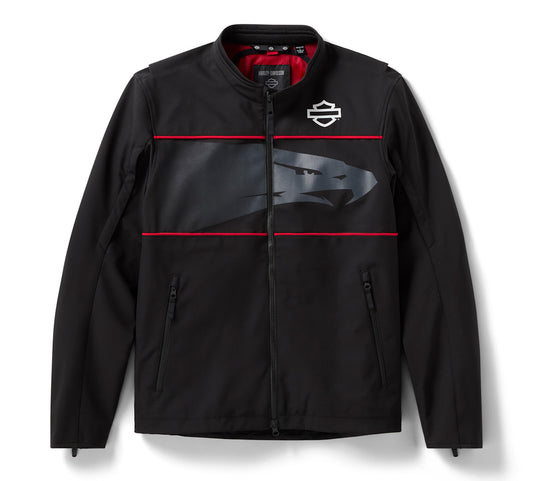 Veste de moto softshell Screamin' Eagle pour homme - 97103-26VM