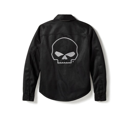 Veste de moto en maille à motif tête de Willie G pour femme - 97156-25VW