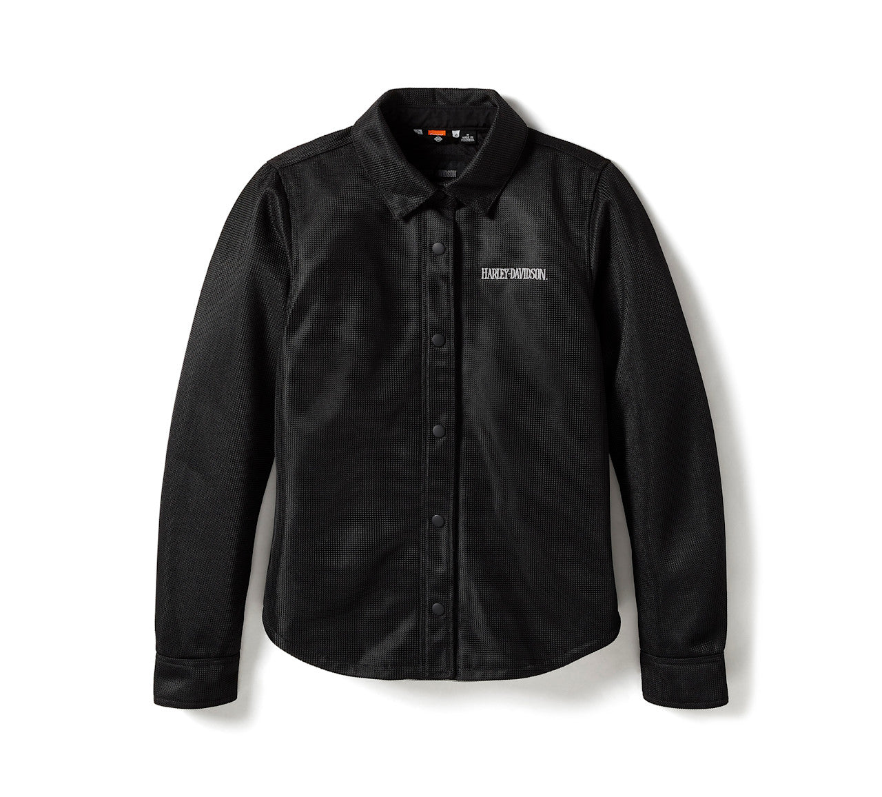 Veste de moto en maille à motif tête de Willie G pour femme - 97156-25VW