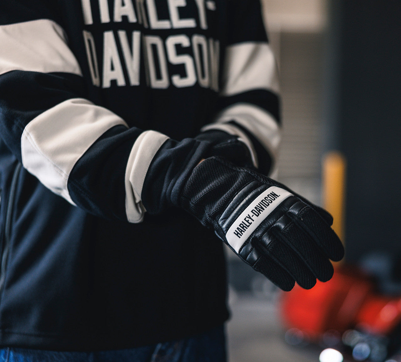 Gants de moto HD Dyna Knit pour hommes - 97185-25VM