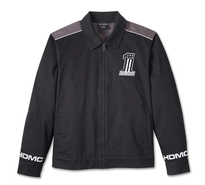 JACKET-WOVEN,BLACK