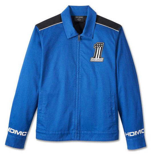 Veste de travail décontractée en coton pour homme avec logo n° 1 – 97405-24VM