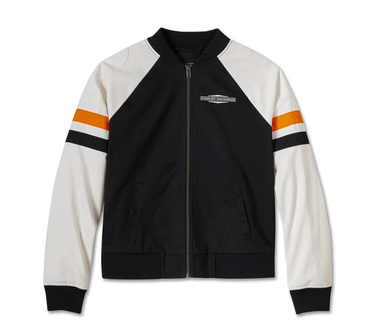 Blouson aviateur Stacked B&S pour femme - 97405-25VW