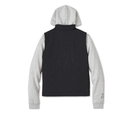 JACKET-WOVEN/KNIT,BLACK