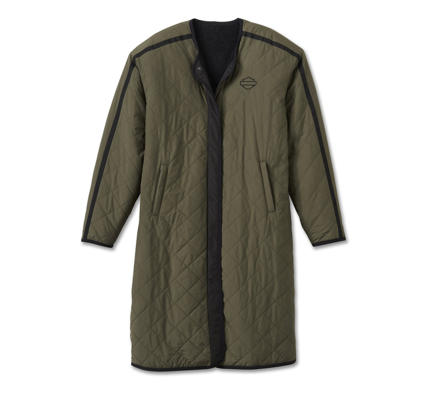 Manteau réversible matelassé en sherpa Harley-Davidson pour femme - 97411-25VW