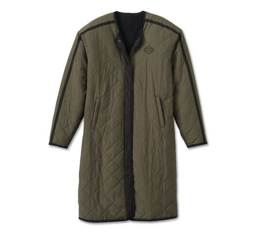 Manteau réversible matelassé en sherpa Harley-Davidson pour femme - 97411-25VW