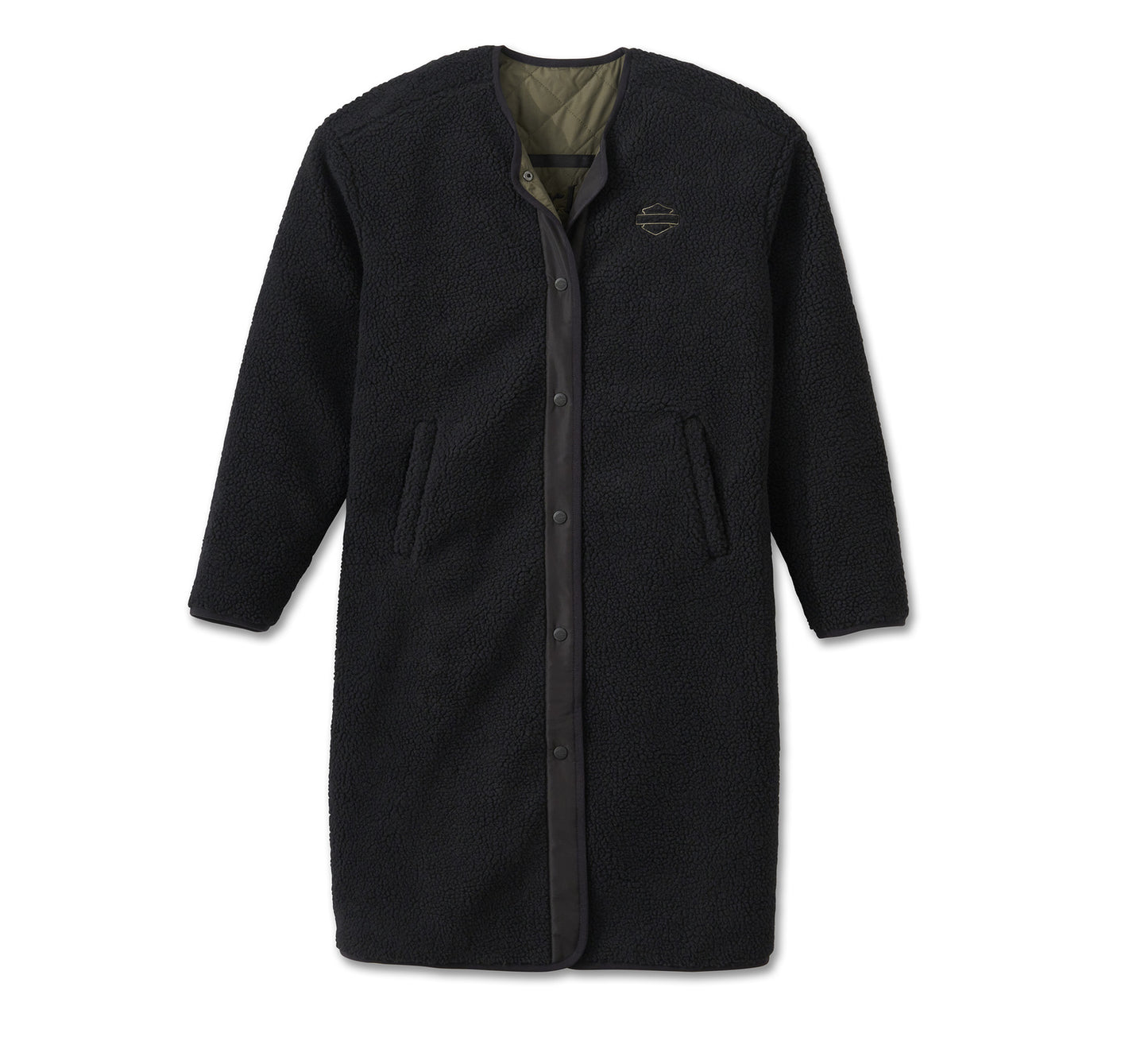 Manteau réversible matelassé en sherpa Harley-Davidson pour femme - 97411-25VW