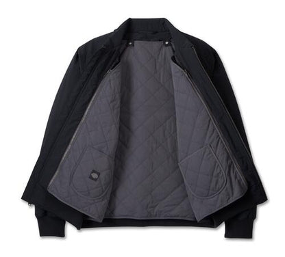 JACKET-WOVEN,BLACK