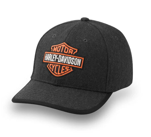 Casquette de baseball à bride arrière en laine B&S - 97619-25VM
