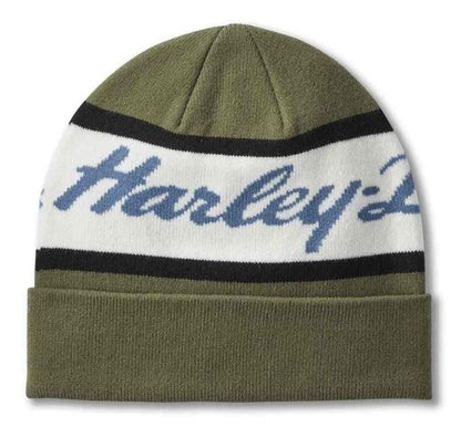 Bonnet d'hiver en maille à inscription Harley-Davidson® pour homme – 97629-25VM
