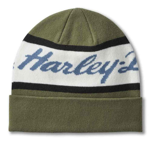 Bonnet d'hiver en maille à inscription Harley-Davidson® pour homme – 97629-25VM