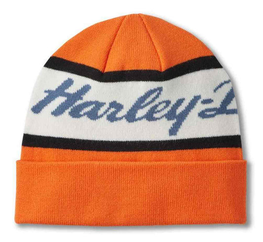BEANIE-KNIT,ORANGE