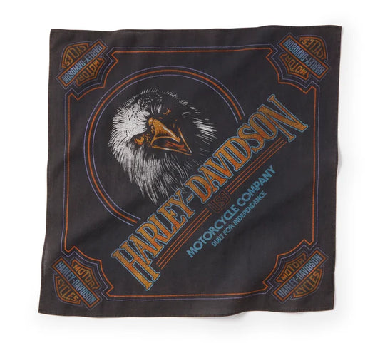 BANDANA-WOVEN,BLACK