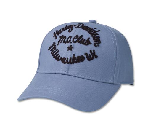 CAP-BB,WOVEN,CLUB CREW,BLUE