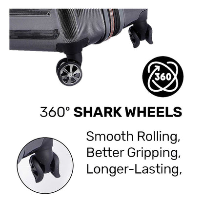 Valise rigide extensible à roulettes H-D® (979-10-**)