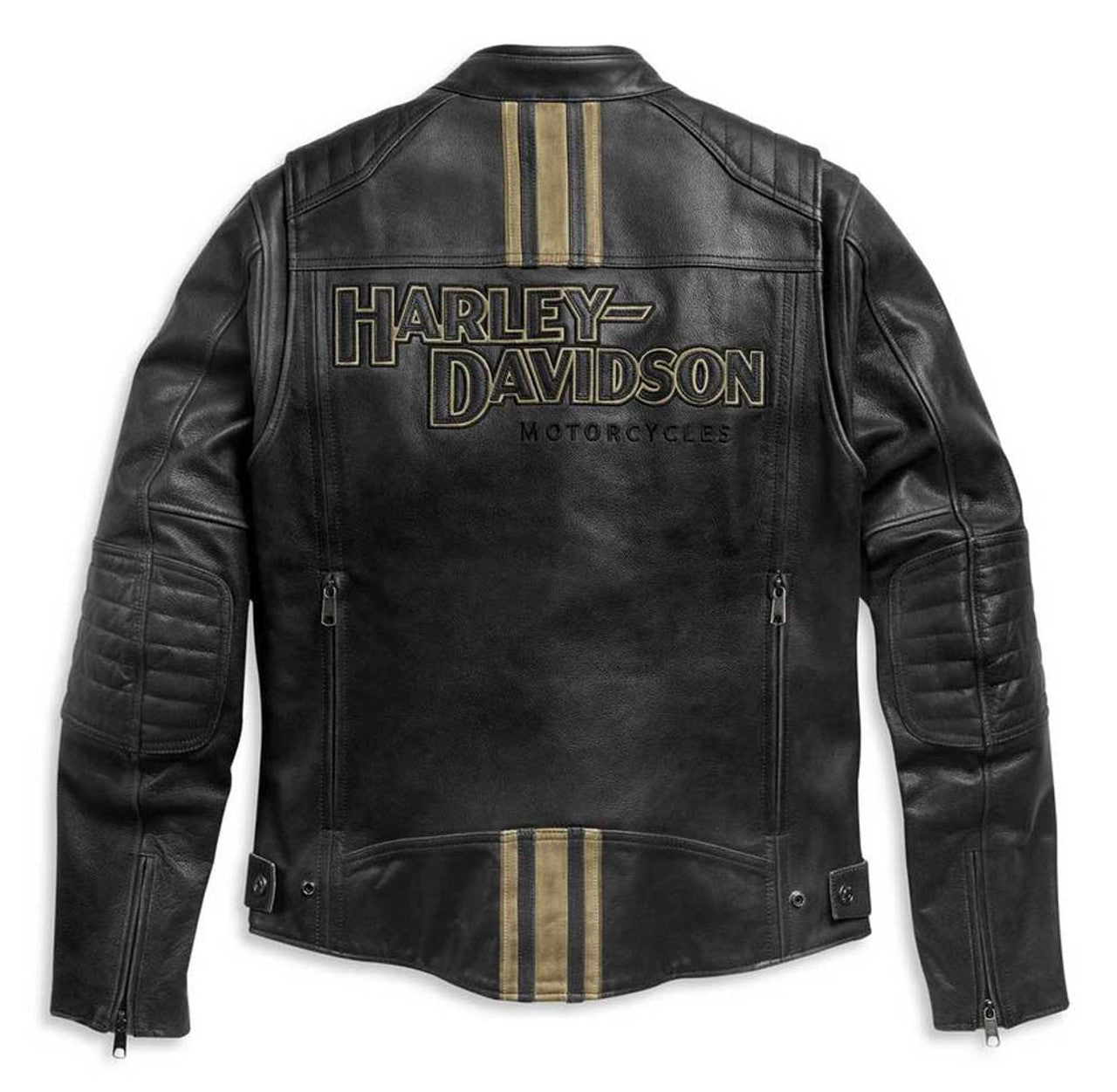 Veste en cuir H-D® HD Triple Vent Passing Link II pour homme 98005-21VM
