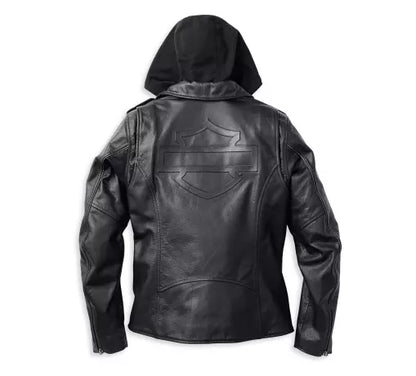 Veste en cuir Harley-Davidson Potomac 3-en-1 pour femme - 98006-22VW
