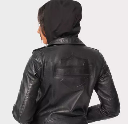 Veste en cuir Harley-Davidson Potomac 3-en-1 pour femme - 98006-22VW